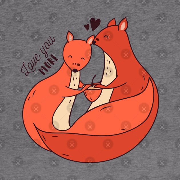 Squirrels In Love by TomCage